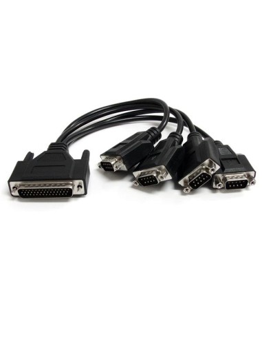 Tarjeta Adaptadora PCI Express PCIe de 4 Puertos Serie con Cable Multiconector RS232 Serial