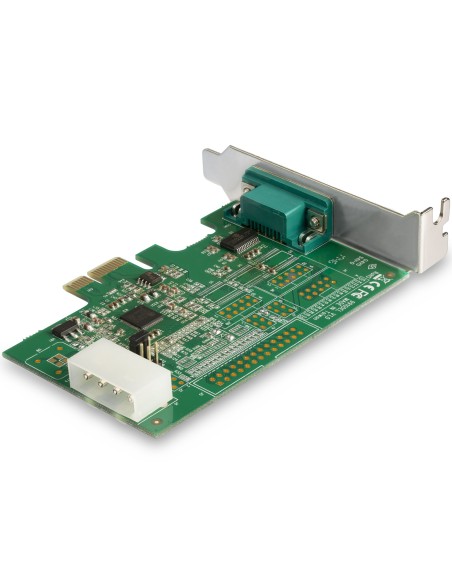 Tarjeta Adaptadora Serie PCI Express RS232 de 4 Puertos - Tarjeta Controladora Serie PCIe RS232 - PCIe a Serie DB9 - UART 16950