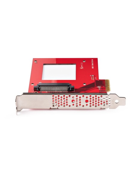 Tarjeta Adaptador U.3 a PCIe - Adaptador PCIe 4.0 x4 para SSDs U.3 NVMe de 2,5" - Tarjeta de Expansión PCI Express SFF-TA-1001 