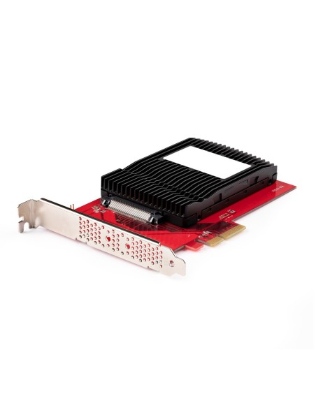 Tarjeta Adaptador U.3 a PCIe - Adaptador PCIe 4.0 x4 para SSDs U.3 NVMe de 2,5" - Tarjeta de Expansión PCI Express SFF-TA-1001 