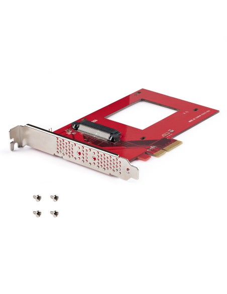 Tarjeta Adaptador U.3 a PCIe - Adaptador PCIe 4.0 x4 para SSDs U.3 NVMe de 2,5" - Tarjeta de Expansión PCI Express SFF-TA-1001 