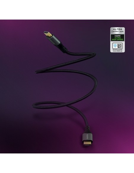 Cable HDMI 2.1 Certificado ULTRA HIGH SPEED A/M-A/M, Negro, 3 m