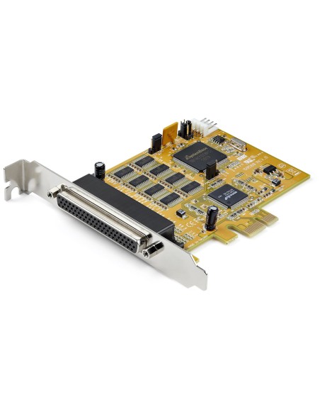 Tarjeta Adaptadora PCI Express Serie de 8 Puertos RS232 - Tarjeta Serial PCIe - DB9 UART 16C1050 - Tarjeta de Expansión Control