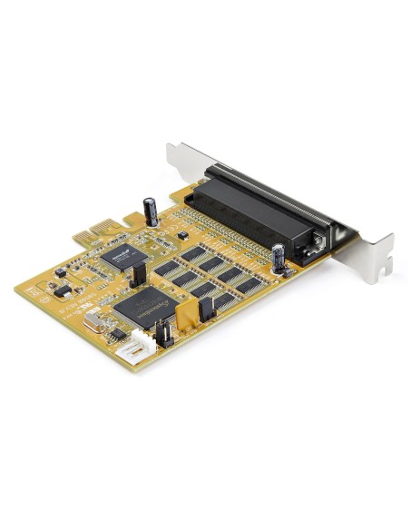 Tarjeta Adaptadora PCI Express Serie de 8 Puertos RS232 - Tarjeta Serial PCIe - DB9 UART 16C1050 - Tarjeta de Expansión Control