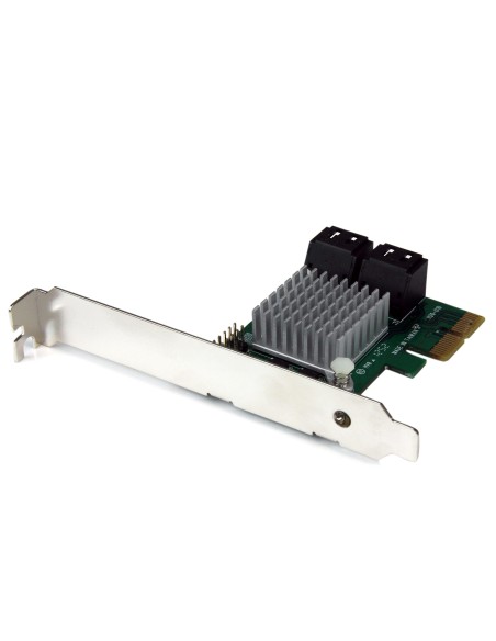 Tarjeta Controladora PCI Express 2.0 de 4 Puertos SATA III de 6Gbps RAID con Enlace HyperDuo para SSD - Adaptador PCIe a SATA3