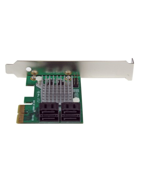 Tarjeta Controladora PCI Express 2.0 de 4 Puertos SATA III de 6Gbps RAID con Enlace HyperDuo para SSD - Adaptador PCIe a SATA3