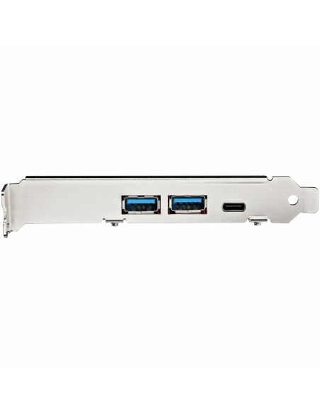 Tarjeta PCIe de 5 Puertos USB -Tarjeta PCI Express USB 3.2 Gen 2 (10Gbps)con 1 Puerto USB-C y 2 Puertos USB-A - 1 Terminal IDC 