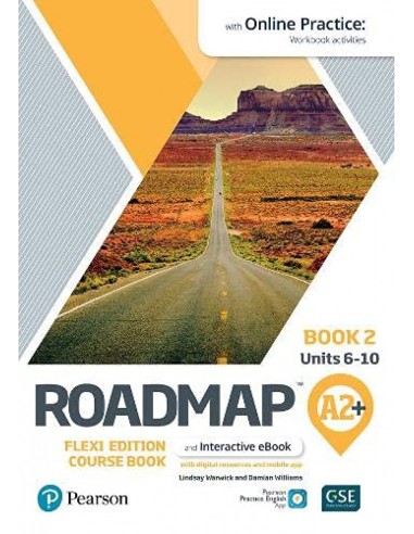 ROADMAP A2 FLEXI EDITION COURSE BOOK 2 WITH EBOOK AND ONLINE PRACTICE A