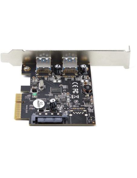 Tarjeta PCI Express de 2 Puertos USBA 10Gb/Puerto - Tarjeta PCI-E 3.0 x2 USB 3.2 Gen 2 (10Gbps) Tipo A - Win/Linux (PEXUSB312A3
