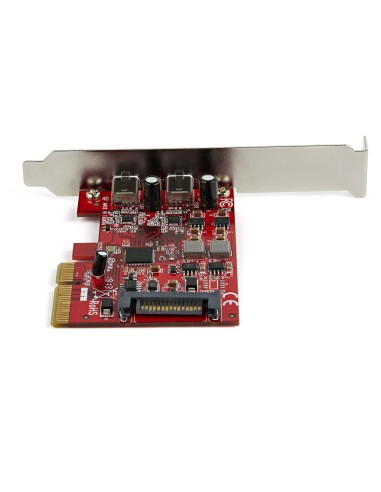 Tarjeta Adaptadora PCI Express de 2 Puertos USB-C 3.2 Gen 2 10Gbps
