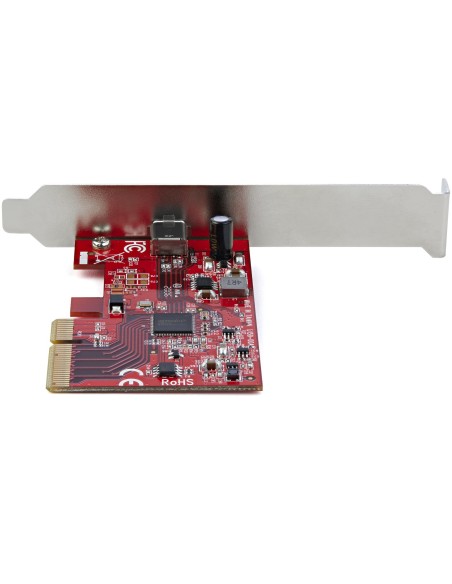 Tarjeta PCIe 1 Puerto USB-C 3.2 Gen 2x2 - Tarjeta Controladora PCI Express 3.0 x4 USB Tipo C SuperSpeed de 20Gbps - Tarjeta Ada