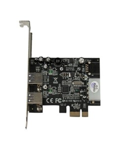 Adaptador Tarjeta Controladora PCI Express PCI-E 2 Puertos USB 3.0 con Alimentación Molex y UASP 2