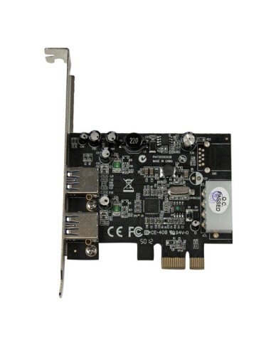 Adaptador Tarjeta Controladora PCI Express PCI-E 2 Puertos USB 3.0 con Alimentación Molex y UASP
