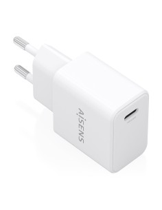 Cargador GaN USB-C PD3.0 1xUSB-C 20W, Blanco