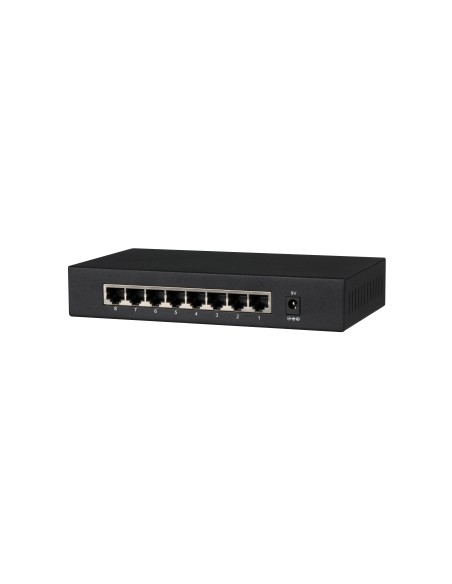 PFS3008-8GT switch No administrado L2 Gigabit Ethernet (10/100/1000) Negro