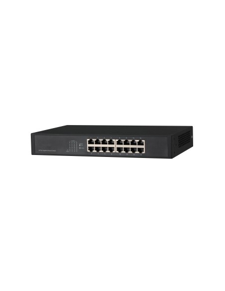 PFS3016-16GT switch No administrado L2 Gigabit Ethernet (10/100/1000) Negro