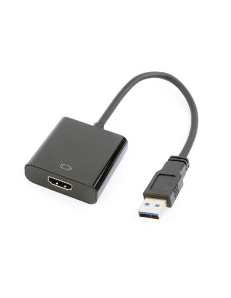 A-USB3-HDMI-02 Adaptador gráfico USB 1920 x 1080 Pixeles Negro