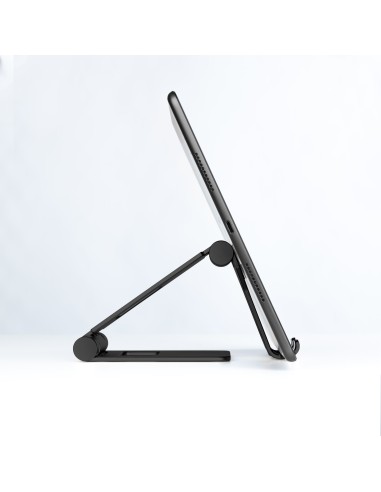 Soporte de sobremesa ajustable para teléfono / tablet hasta 10, Negro