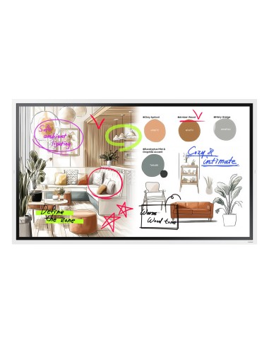 WM65FX Pantalla plana para señalización digital 165,1 cm (65") LED Wifi 450 cd / m² 4K Ultra HD Gris, Blanco Pantalla táctil Tiz
