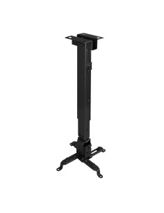 SOPORTE UNIVERSAL INCLINABLE DE TECHO PARA PROYECTOR NEGRO