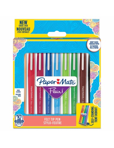 Flair rotulador Medio Multicolor 10 pieza(s)