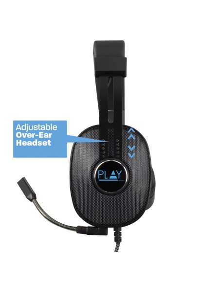 Play PL3321 Auriculares Alámbrico Diadema Juego Negro
