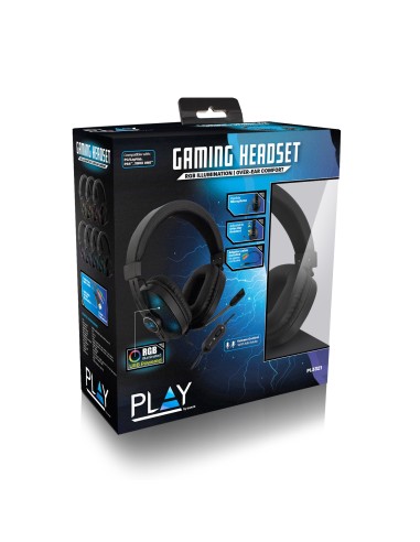 Play PL3321 Auriculares Alámbrico Diadema Juego Negro