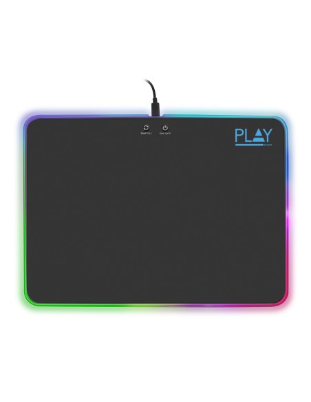 PL3341 alfombrilla para ratón Alfombrilla de ratón para juegos Negro