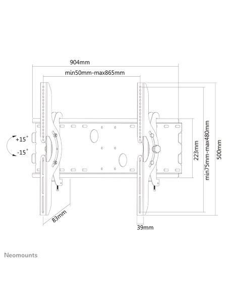 Soporte de pared para TV