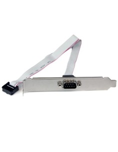Adaptador de 40cm de Header Bracket Serie DB9 RS232 a IDC 10 Pines para Placa Base - Cabezal Serial