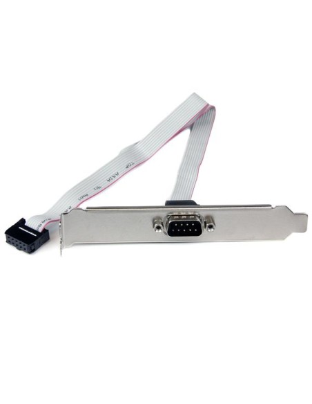 Adaptador de 40cm de Header Bracket Serie DB9 RS232 a IDC 10 Pines para Placa Base - Cabezal Serial
