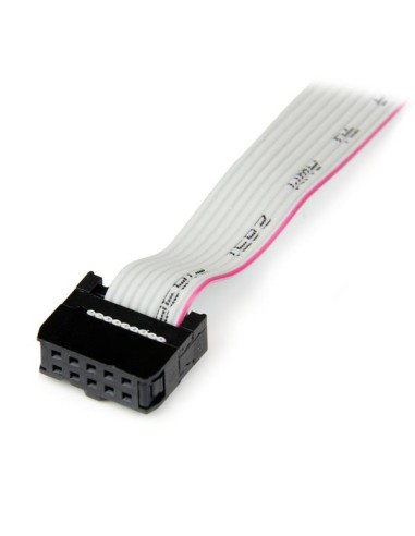 Adaptador de 40cm de Header Bracket Serie DB9 RS232 a IDC 10 Pines para Placa Base - Cabezal Serial