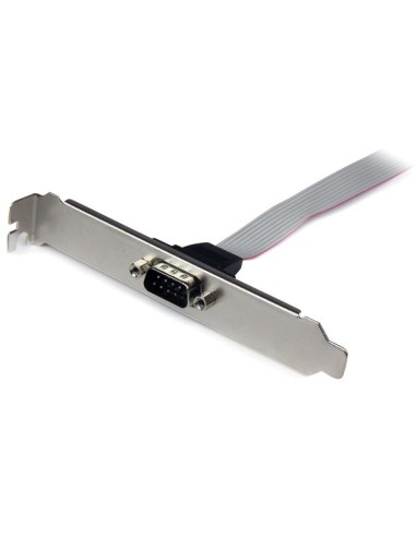 Adaptador de 40cm de Header Bracket Serie DB9 RS232 a IDC 10 Pines para Placa Base - Cabezal Serial