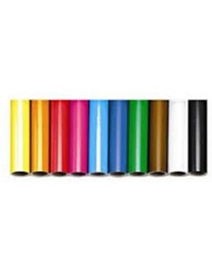 Rollo semiperforado papel charol 050x1625 m azul cobalto