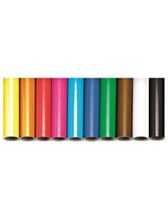 Rollo semiperforado papel charol 050x1625 m verde