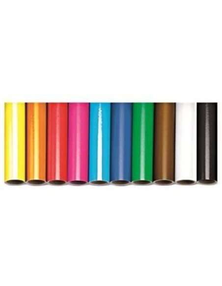 Rollo semiperforado papel charol 050x1625 m verde