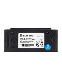 POI-3014 adaptador e inyector de PoE Ethernet rápido, Gigabit Ethernet 52 V 2
