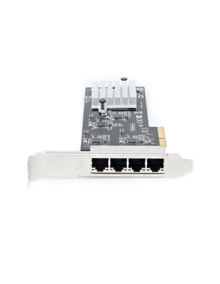 Tarjeta PCI Express de Red Ethernet 4 Puertos NBASE-T 2,5G - NIC I225-V - Tarjeta de Red de 4 Puertos para Ordenador de Sobreme