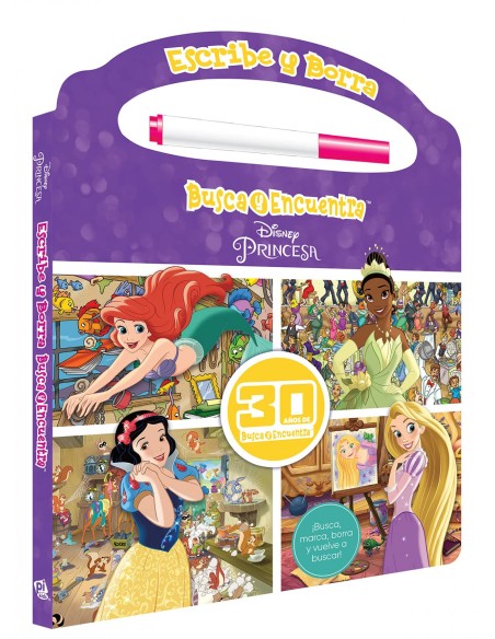 PINTAR Y BORRAR PRINCESAS WELF