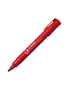 MARCADOR A-SERIES PERM PTA CONICA ROJO AS1094
