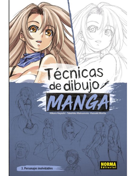 TECNICAS DE DIBUJO MANGA 03 PERSONAJES INOLVIDABLES