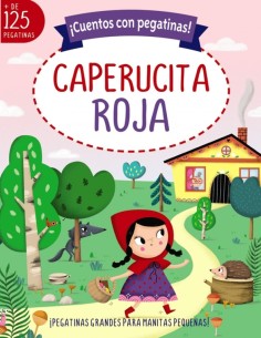 Cuentos con pegatinas Caperucita roja