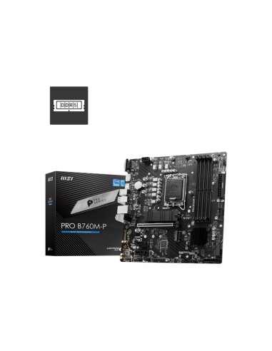 PRO B760M-P placa base Intel B760 LGA 1700 micro ATX