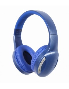 BTHS-01-B auricular y casco Auriculares Inalámbrico y alámbrico Diadema Llamadas/Música MicroUSB Bluetooth Azul