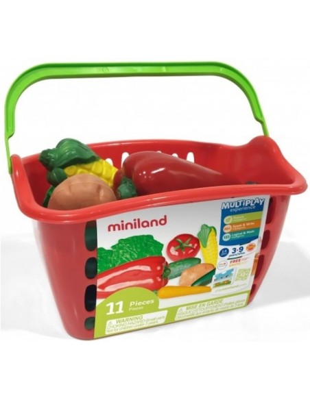 CESTA DE HORTALIZAS 11 PIEZAS