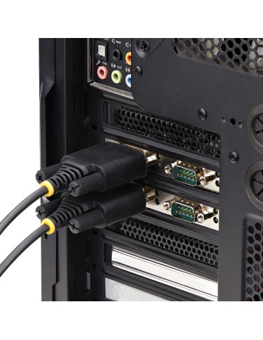 Tarjeta Serie PCI Express de 4 Puertos DB9 - Serial RS232/RS422/RS485 - TAA - UART 16C1050 - ESD de Nivel 4 - con Brackets de P