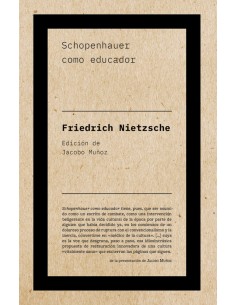 Schopenhauer como educador