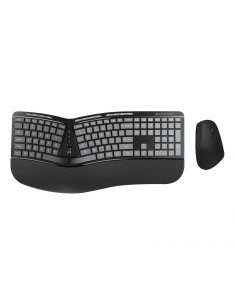 ORAZIO02US teclado Ratón incluido Oficina RF inalámbrico QWERTY Inglés de EE. UU. Negro