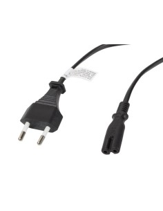 CA-C7CA-10CC-0030-BK cable de transmisión Negro 3 m C7 acoplador CEE7/16