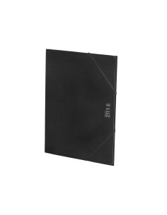 2033L06 carpeta Cartón Negro A4